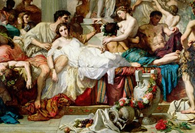 I Romani della Decadenza (dettaglio) da Thomas Couture